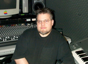 Mark Lindsey in the studio